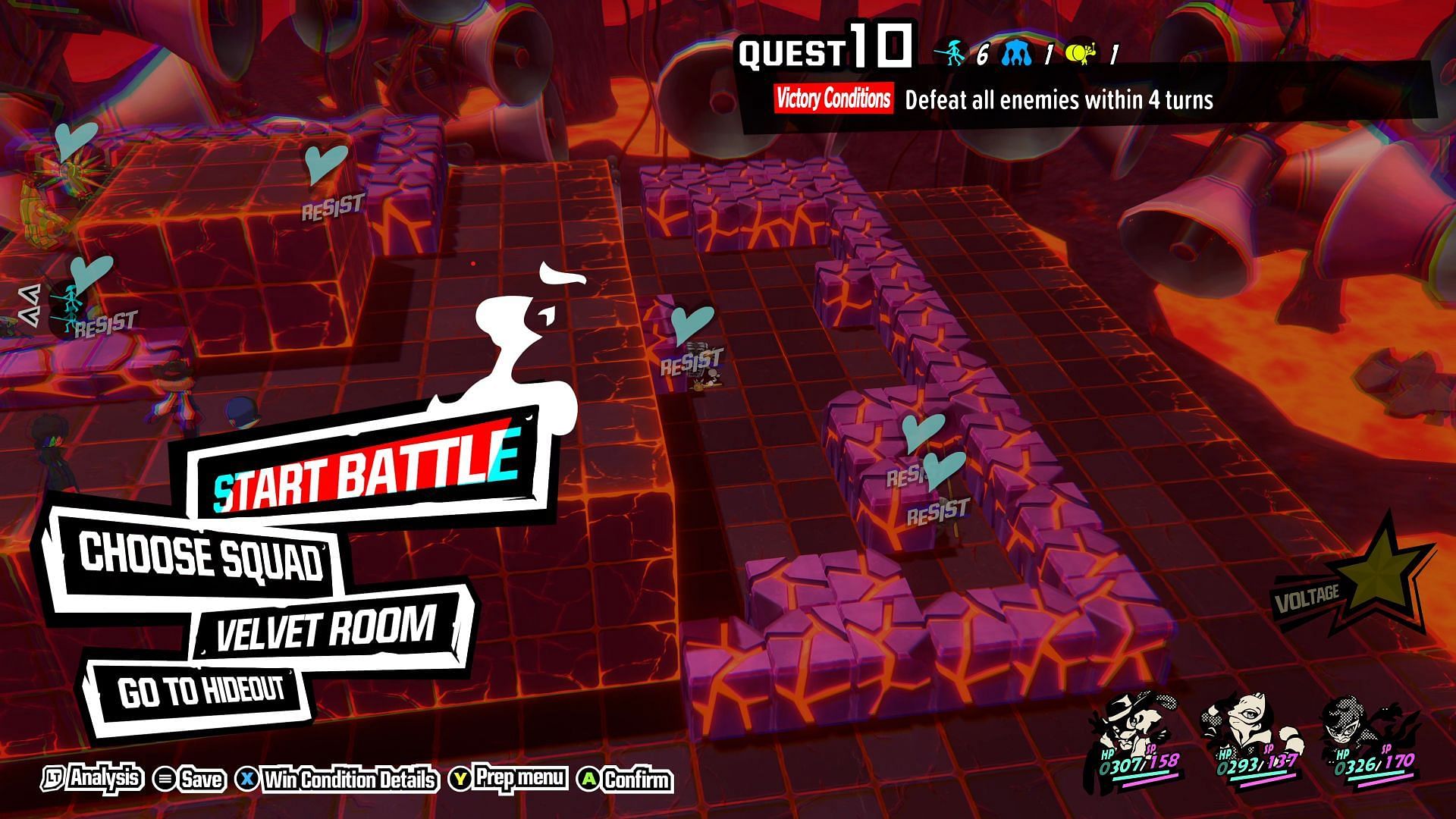 Quest 10: A Balancing Axe (Image via Persona 5 Tactica)